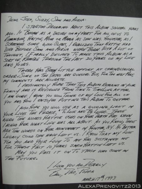 One of my shining examples of how loving and sensitive Papa is under the tough layer.  