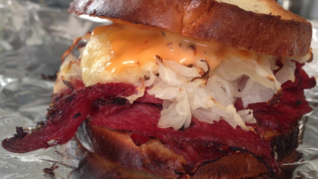 Oven-Toasted Reuben Sandwich