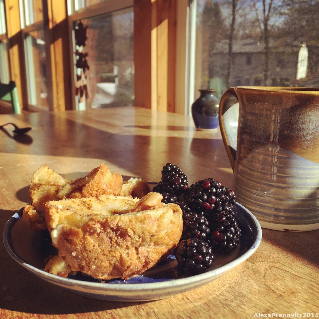 breakfast on the sun porch